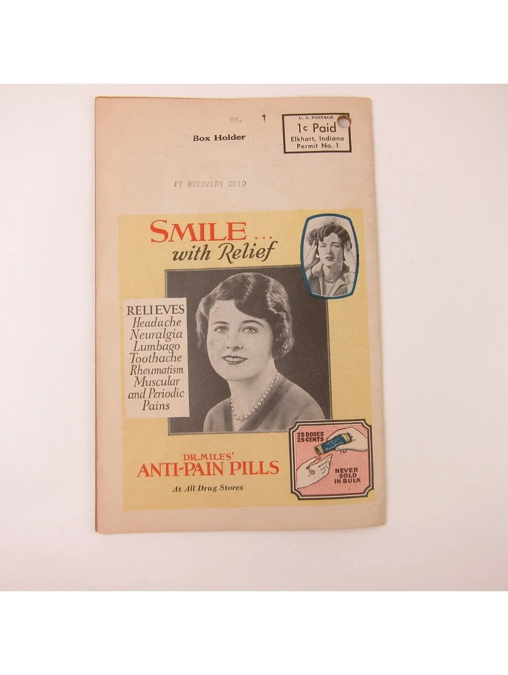 Dr. Miles New Weather Almanac & Hand Book of Valuable Information Vintage 1932